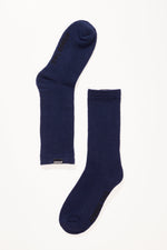 Afends Mens Everyday - Hemp Socks One Pack - Navy - Sustainable Clothing - Streetwear