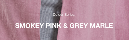 Afends Europe Unisex - Colour Series - Smokey Pink and Grey Marle