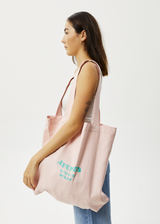 Afends Unisex Daze - Hemp Tote Bag - Lotus - Afends unisex daze   hemp tote bag   lotus   sustainable clothing   streetwear