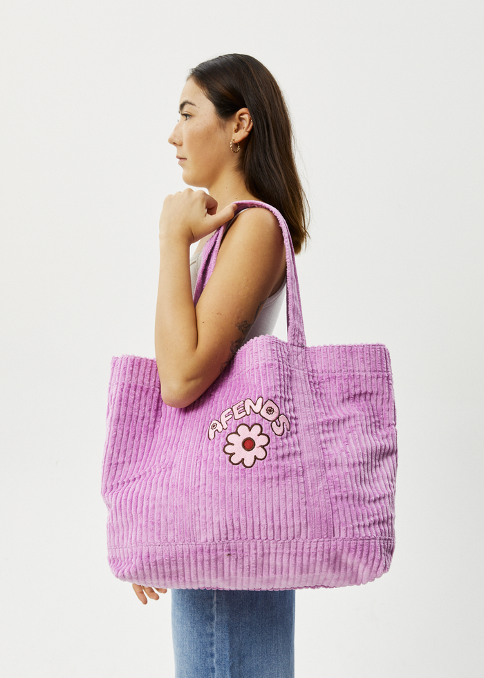 Afends Unisex Sun Dancer - Oversized Tote Bag - Candy - Sustainable Clothing - Streetwear