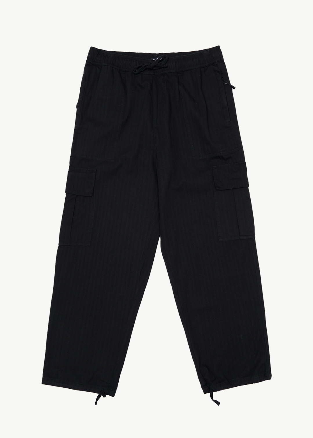 Afends Mens Atlas - Cargo Pant - Black - Sustainable Clothing - Streetwear