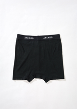 AFENDS Mens Absolute - Hemp Boxer Briefs - Black - Afends mens absolute   hemp boxer briefs   black