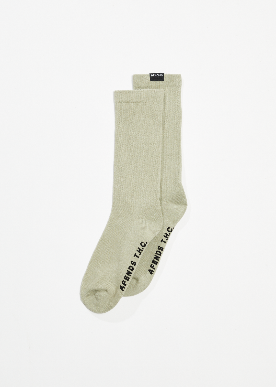 AFENDS Mens Everyday - Hemp Socks One Pack - Military - Sustainable Clothing - Streetwear