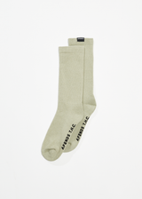 AFENDS Mens Everyday - Hemp Socks One Pack - Military - Afends mens everyday   hemp socks one pack   military   sustainable clothing   streetwear