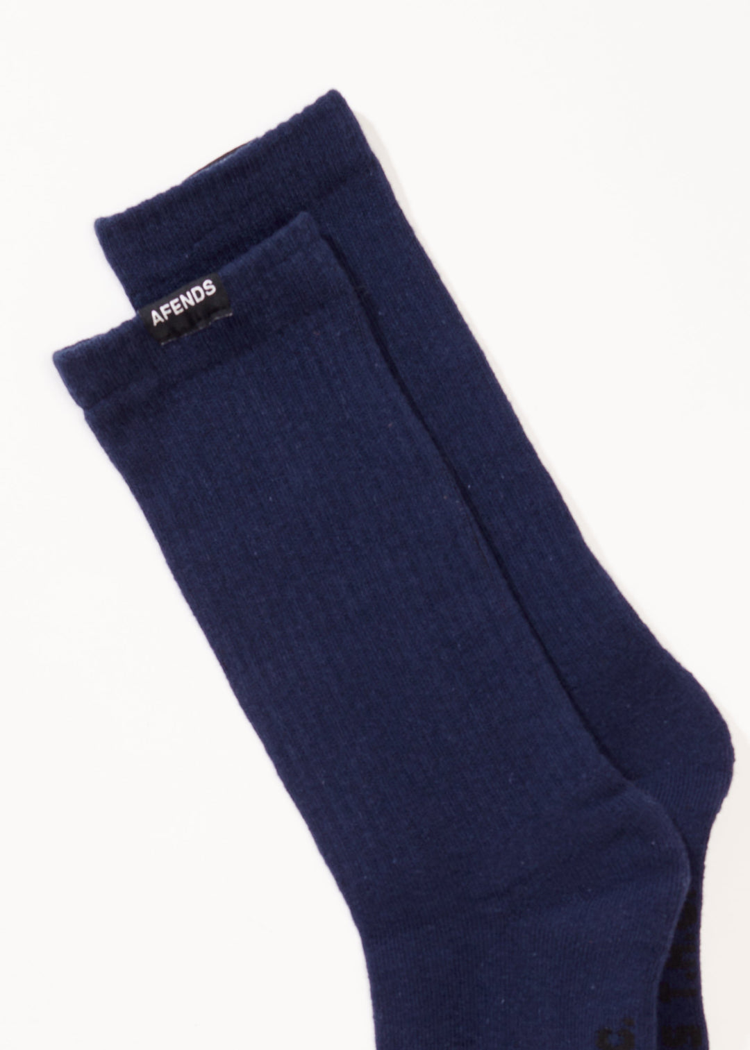 Afends Mens Everyday - Hemp Socks One Pack - Navy - Sustainable Clothing - Streetwear