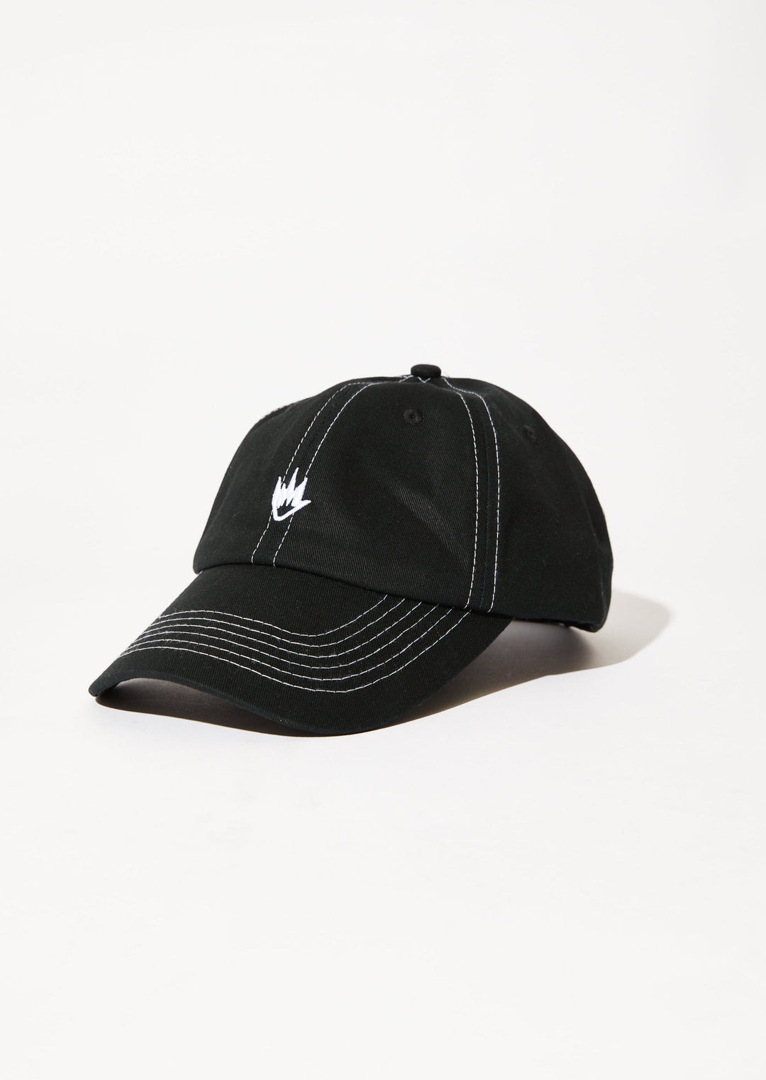 AFENDS Mens Core - Recycled Six Panel Cap - Black - Sustainable Clothing - Streetwear