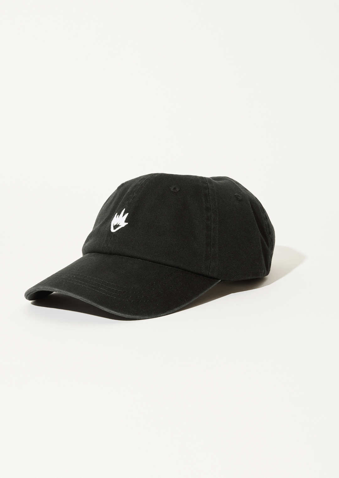 AFENDS Mens Core - Six Panel Cap - Stone Black - Sustainable Clothing - Streetwear