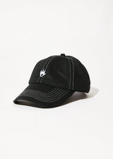 AFENDS Mens Core - Recycled Six Panel Cap - Black - Afends mens core   recycled six panel cap   black   sustainable clothing   streetwear