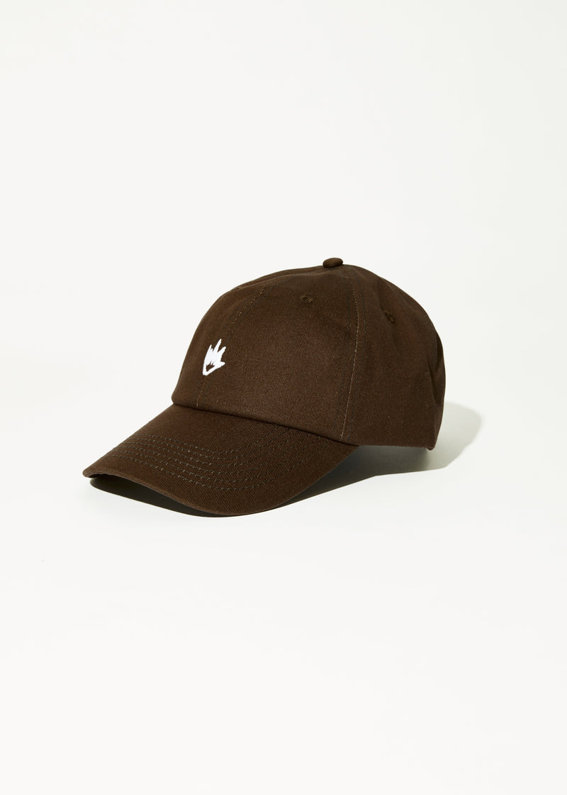 Afends Mens Core - Recycled Six Panel Cap - Coffee