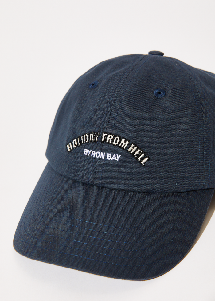 Afends Mens Holiday -  Six Panel Cap - Navy - Sustainable Clothing - Streetwear