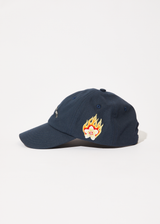 Afends Mens Holiday -  Six Panel Cap - Navy - Afends mens holiday    six panel cap   navy   sustainable clothing   streetwear