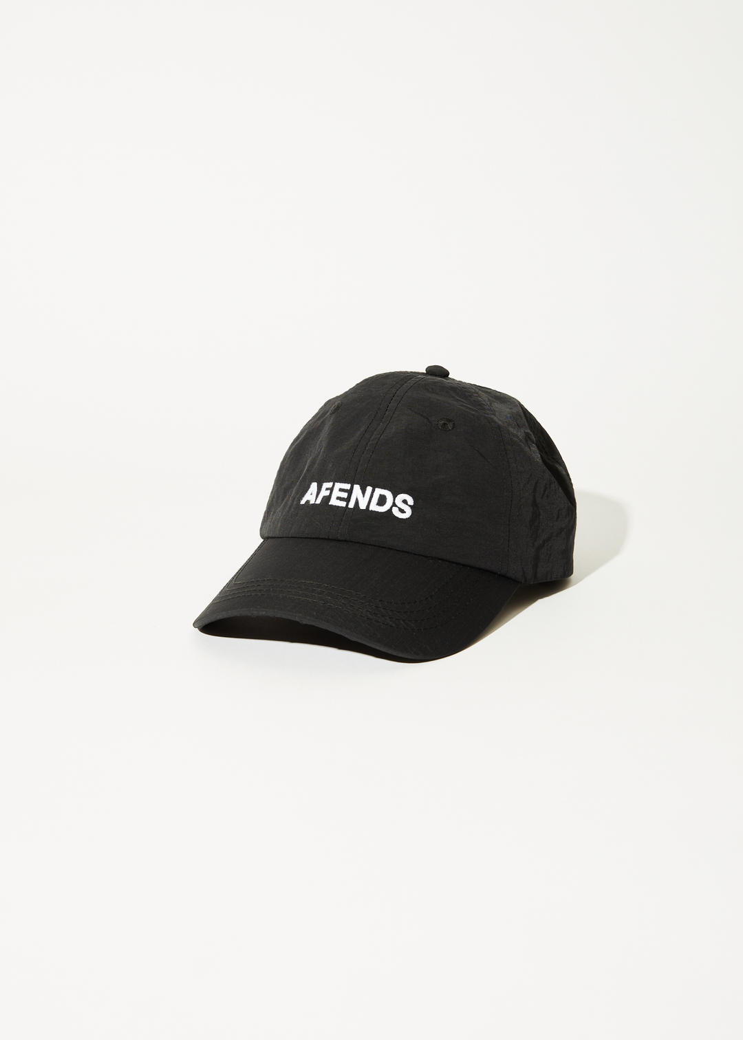 AFENDS Mens Vinyl - Six Panel Cap - Black - Sustainable Clothing - Streetwear