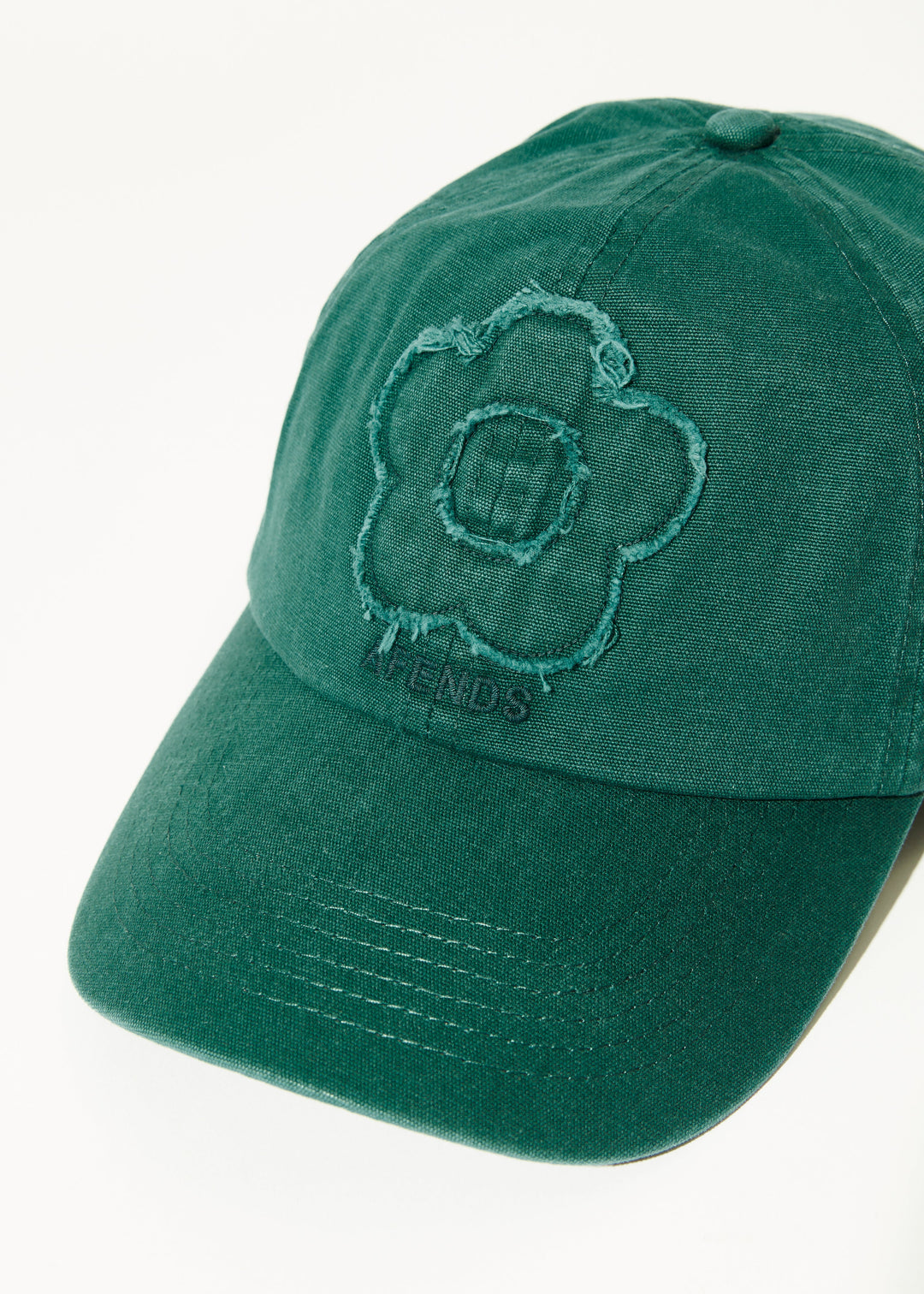 AFENDS Womens Bloom - Recycled Panelled Cap - Pine - Sustainable Clothing - Streetwear