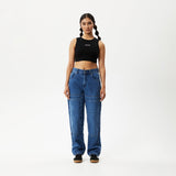 Afends Womens Lilah - Pointelle Cropped Tank - Black - Afends womens lilah   pointelle cropped tank   black   sustainable clothing   streetwear