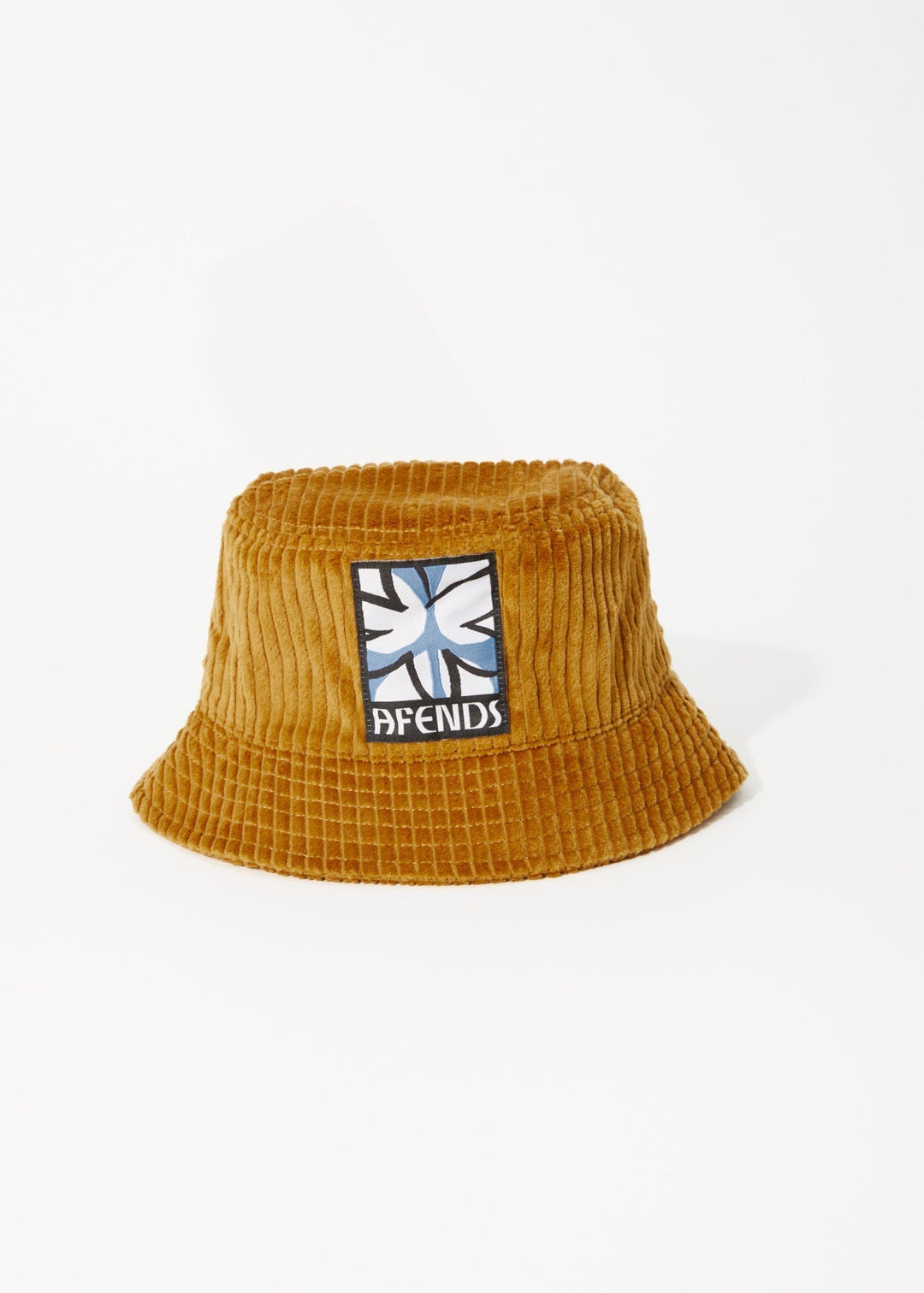 Afends Unisex Waterfall - Corduroy Bucket Hat - Mustard - Sustainable Clothing - Streetwear