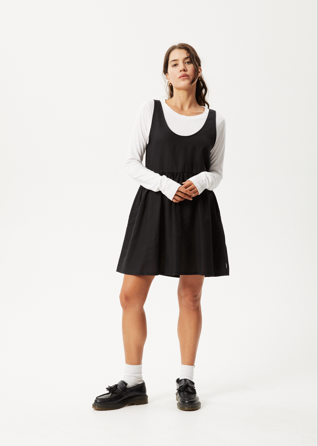 AFENDS Womens Jesse - Mini Dress - Black - Sustainable Clothing - Streetwear