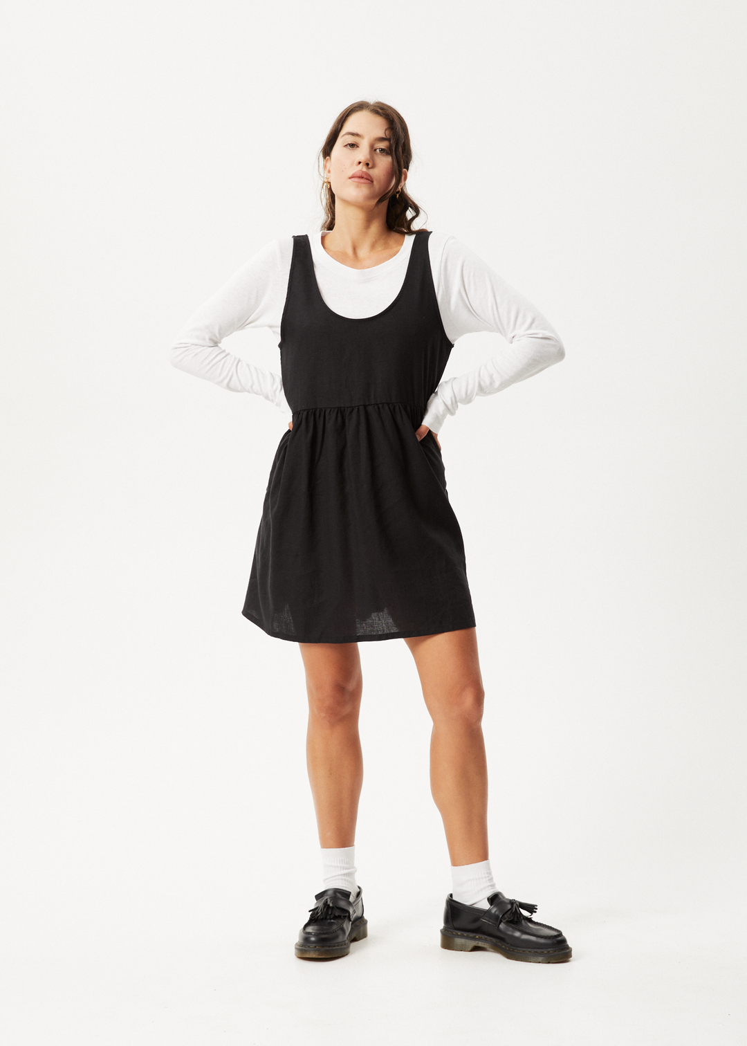 AFENDS Womens Jesse - Mini Dress - Black - Sustainable Clothing - Streetwear