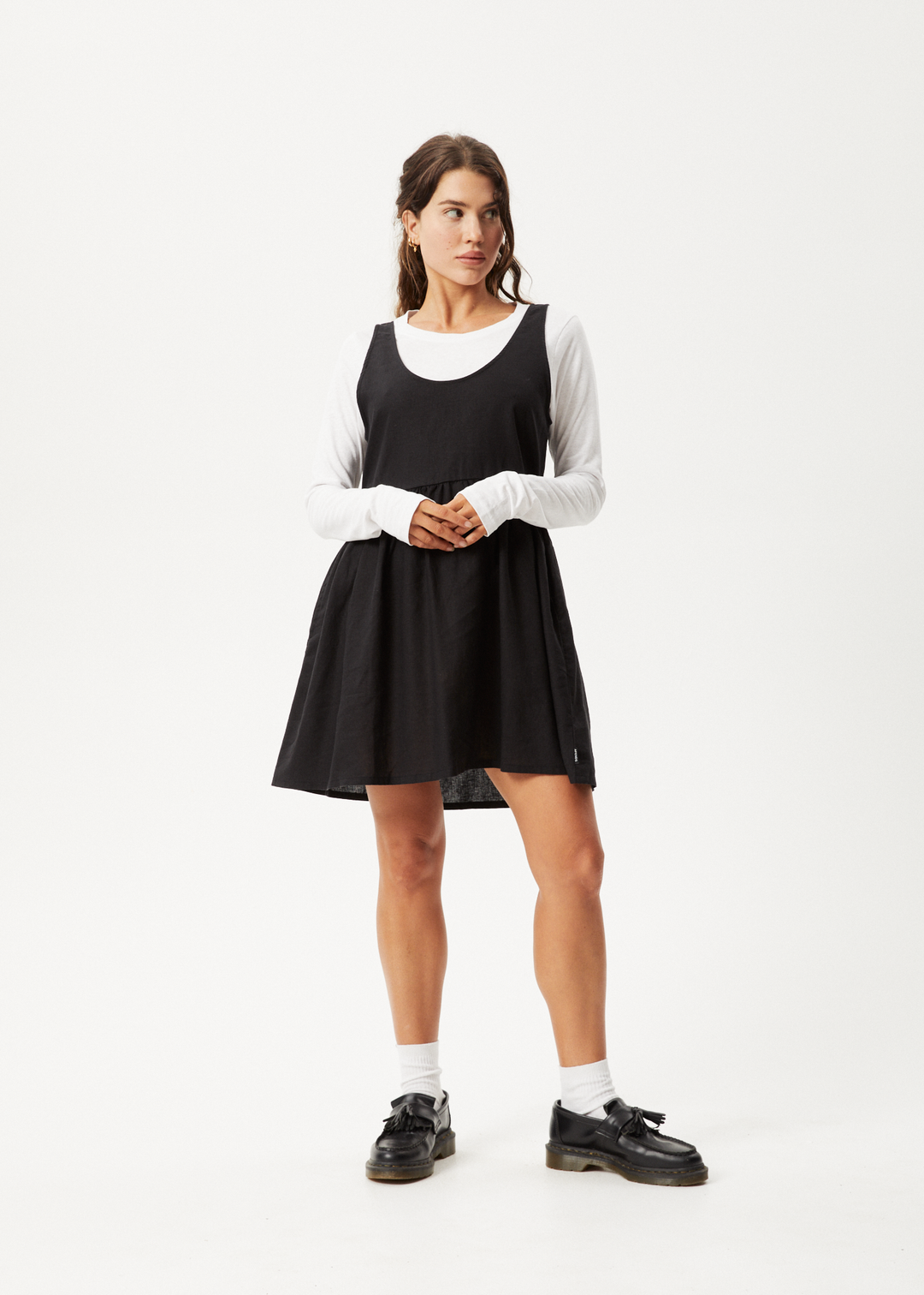 AFENDS Womens Jesse - Mini Dress - Black - Sustainable Clothing - Streetwear