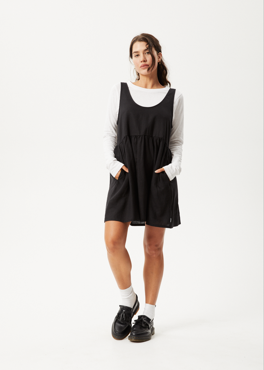 AFENDS Womens Jesse - Mini Dress - Black - Sustainable Clothing - Streetwear