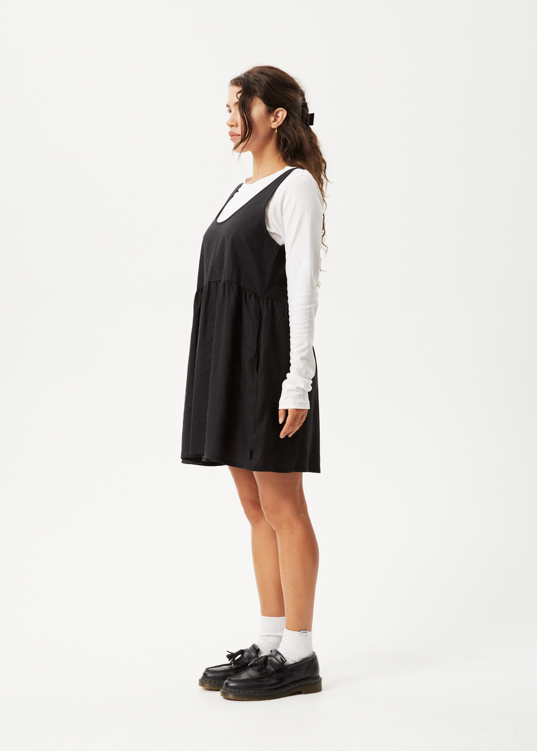 AFENDS Womens Jesse - Mini Dress - Black - Sustainable Clothing - Streetwear