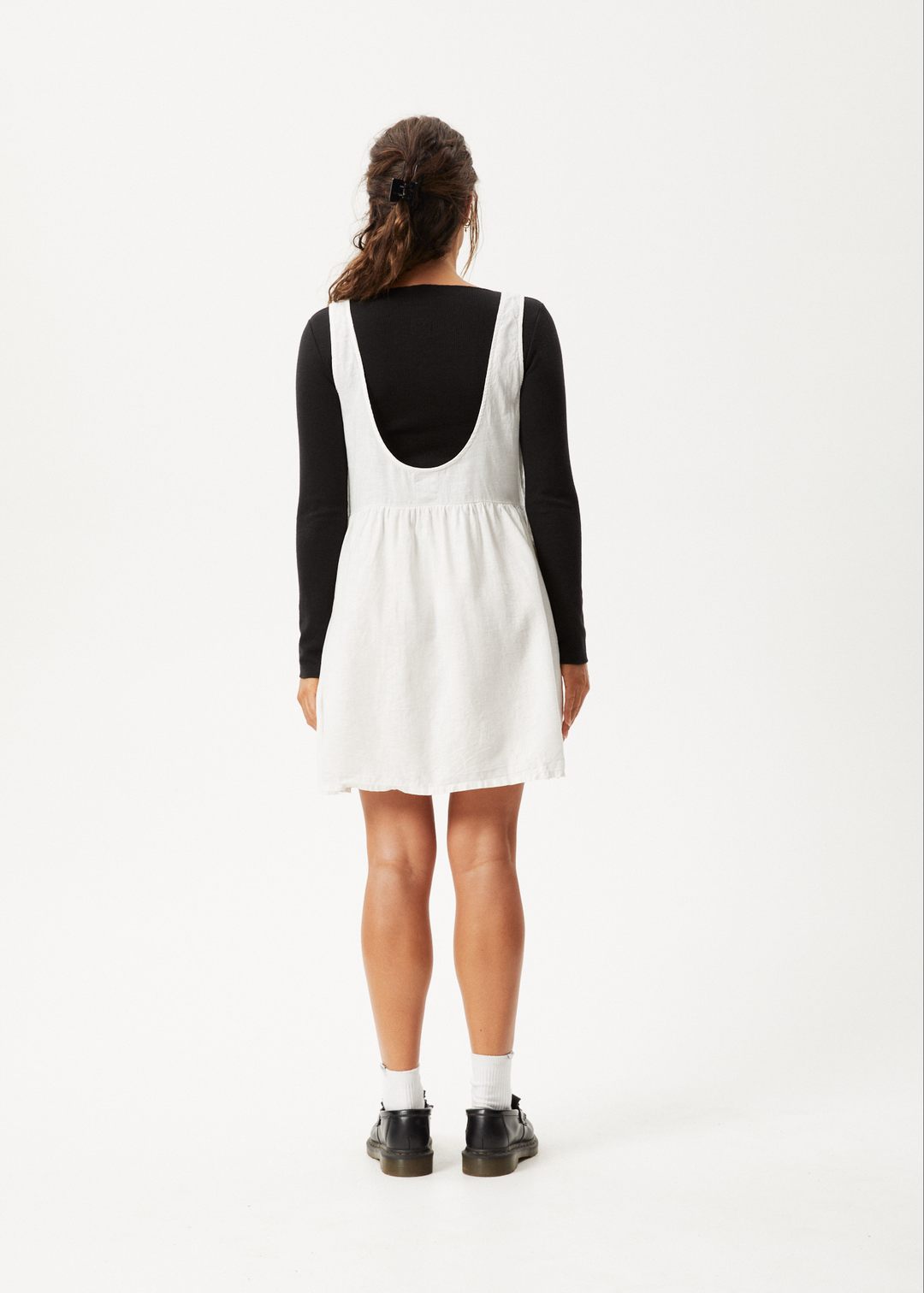 AFENDS Womens Jesse - Mini Dress - Natural - Sustainable Clothing - Streetwear