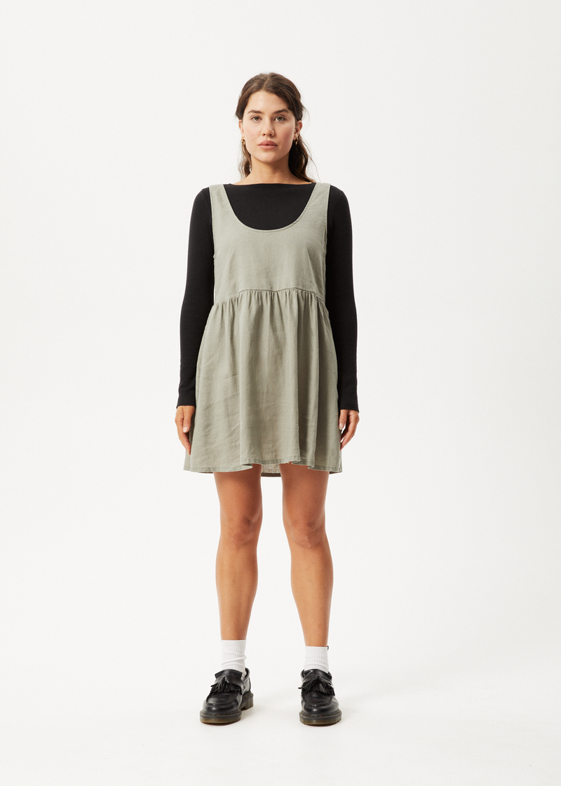 AFENDS Womens Jesse - Mini Dress - Olive