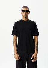 AFENDS Mens Classic - Hemp Retro T-Shirt - Black - Afends mens classic   hemp retro t shirt   black