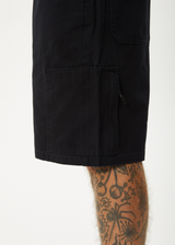 AFENDS Mens Harper - Canvas Carpenter Shorts 20