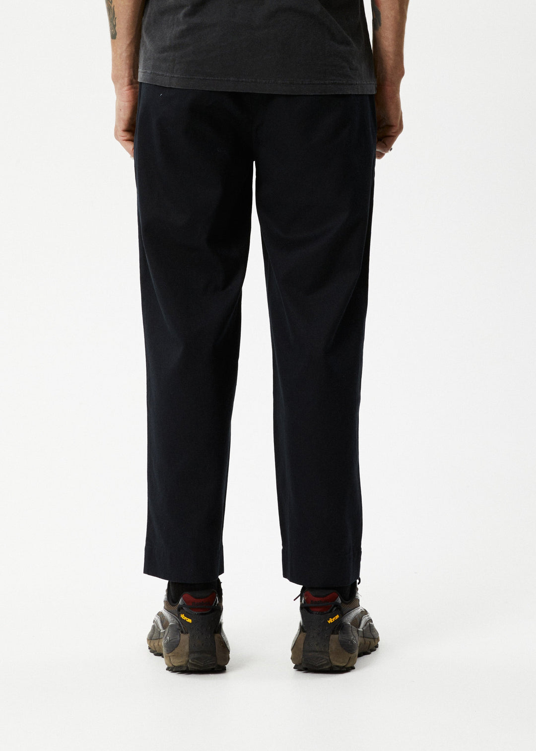 AFENDS Mens Mixed Business - Suit Pants - Black - Sustainable Clothing - Streetwear