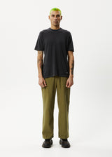 AFENDS Mens Richmond - Recycled Carpenter Pant - Military - Afends mens richmond   recycled carpenter pant   military   sustainable clothing   streetwear