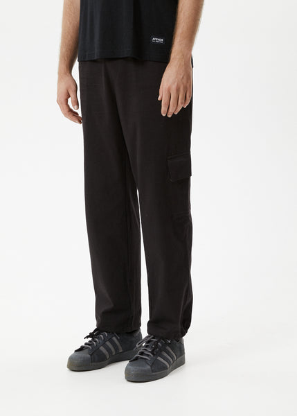 Afends Mens Atlas - Cargo Pant - Black - Afends Europe