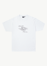 AFENDS Mens Bad Luck - Heavy Boxy Fit Tee - White - Afends mens bad luck   heavy boxy fit tee   white   sustainable clothing   streetwear