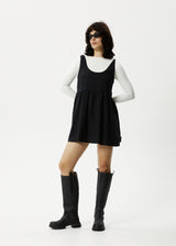 Afends Womens Jesse - Hemp Mini Dress - Black - Afends womens jesse   hemp mini dress   black   sustainable clothing   streetwear