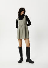 Afends Womens Jesse - Hemp Mini Dress - Olive - Afends womens jesse   hemp mini dress   olive   sustainable clothing   streetwear