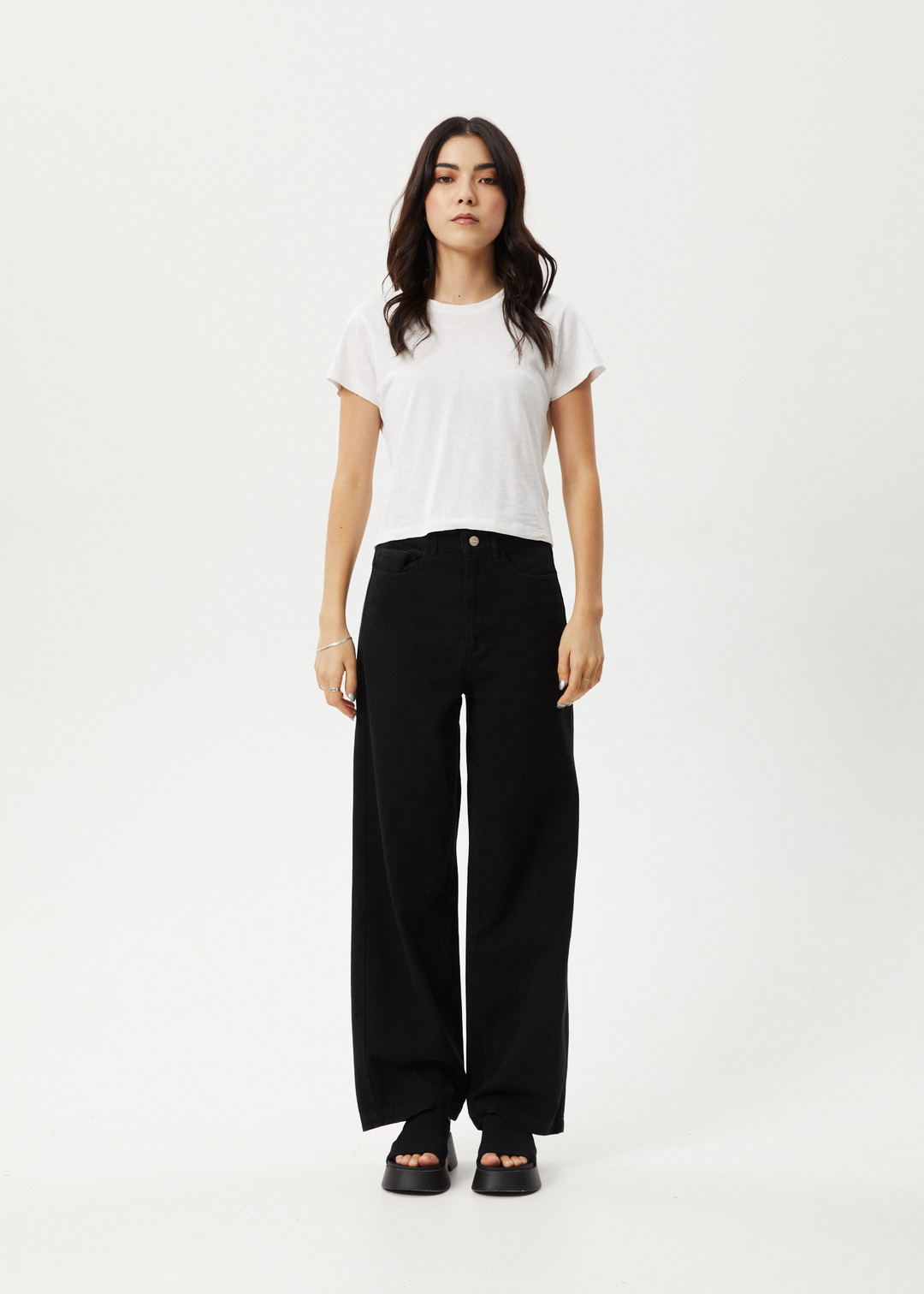 AFENDS Womens Roads - Carpenter Pant - Black - Sustainable Clothing - Streetwear