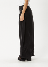 AFENDS Womens Grace - Cupro Maxi Skirt - Black - Afends womens grace   cupro maxi skirt   black   sustainable clothing   streetwear