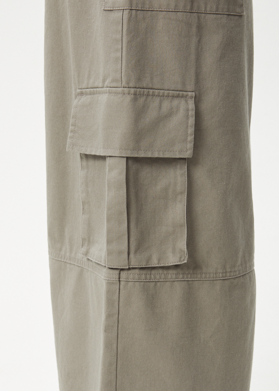 AFENDS Womens Tasman - Cargo Maxi Skirt - Grey Olive - Sustainable Clothing - Streetwear