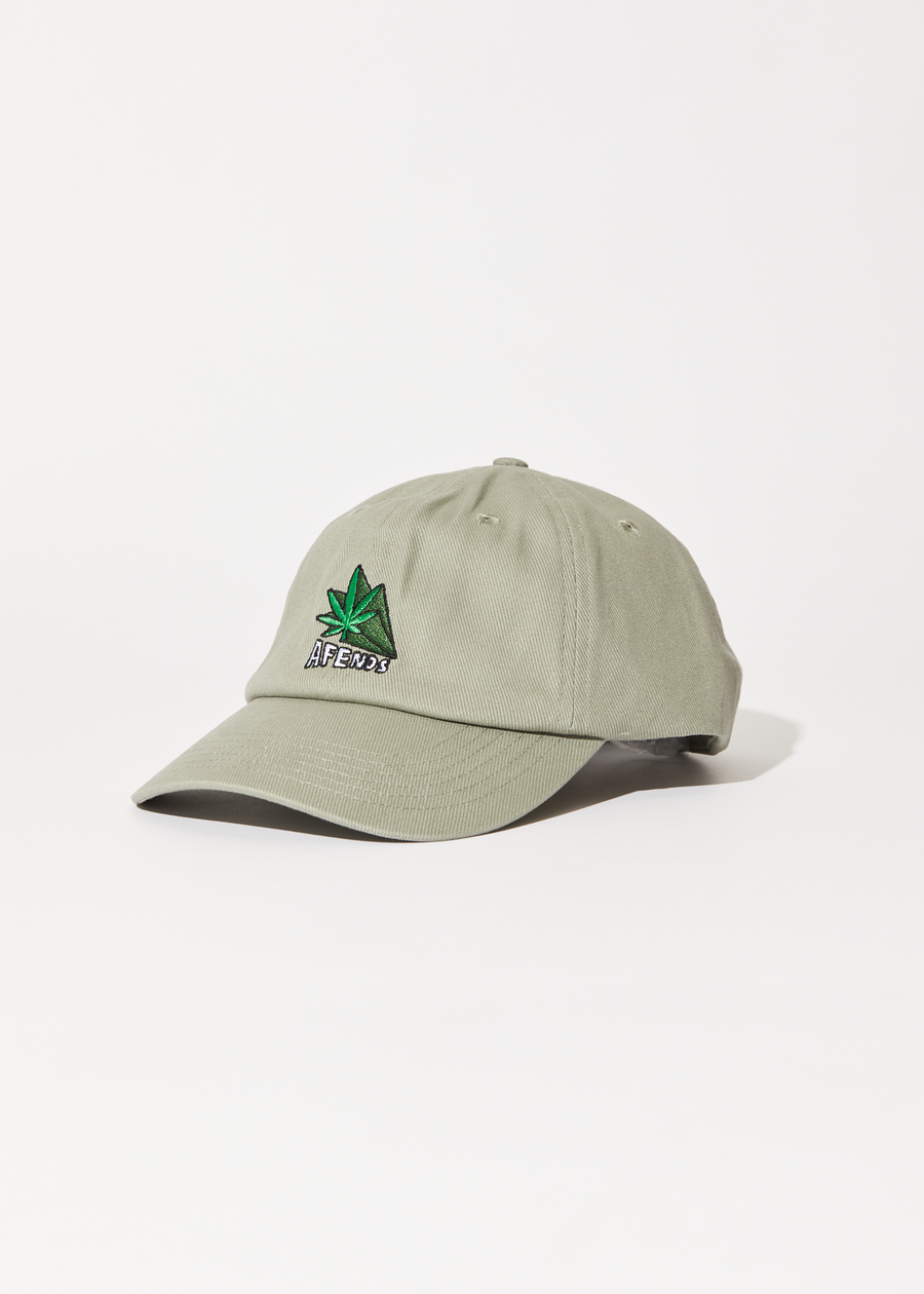 Afends Unisex Crops Baseball Cap Olive Afends Europe