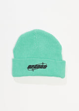 Afends Unisex Eternal - Recycled Knit Beanie - Jade - Afends unisex eternal   recycled knit beanie   jade   sustainable clothing   streetwear
