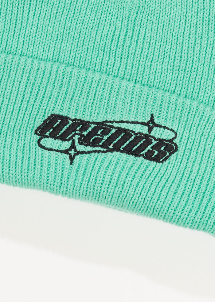 Afends Unisex Eternal - Recycled Knit Beanie - Jade - Sustainable Clothing - Streetwear