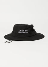 Afends Unisex Calico - Recycled Bucket Hat - Black - Afends unisex calico   recycled bucket hat   black   sustainable clothing   streetwear