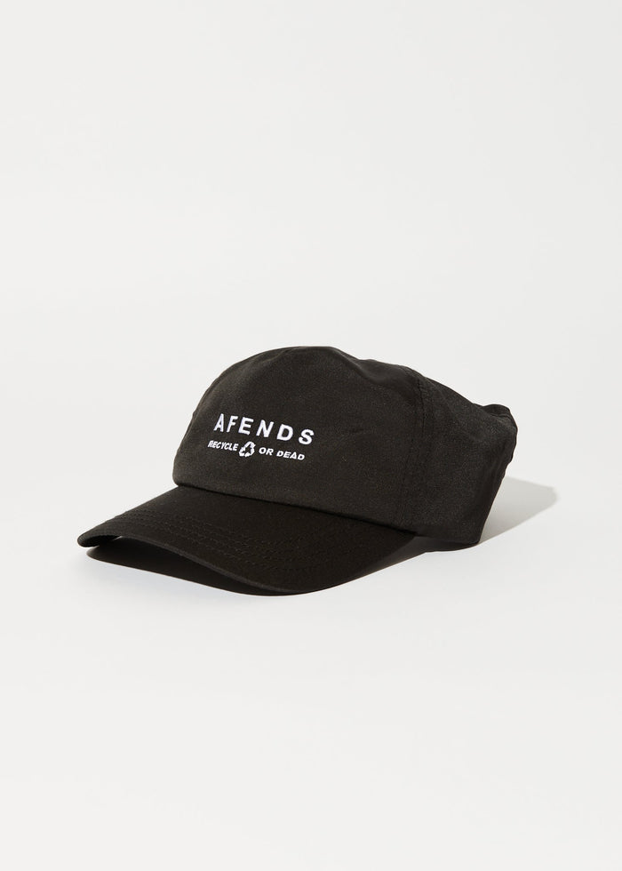 Afends Unisex Calico - Recycled Cap - Black - Sustainable Clothing - Streetwear