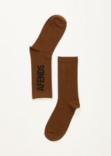 Afends Unisex Vinyl - Crew Socks 2 Pack - Multi - Afends unisex vinyl   crew socks 2 pack   multi   sustainable clothing   streetwear