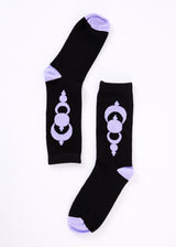 Afends Unisex Galaxy - Hemp Crew Socks - Black - Afends unisex galaxy   hemp crew socks   black   sustainable clothing   streetwear