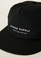 Afends Unisex Transit - Organic Cap - Black - Afends unisex transit   organic cap   black   sustainable clothing   streetwear