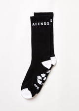 Afends Unisex Contrast - Recycled Socks Two Pack - Multi - Afends unisex contrast   recycled socks two pack   multi   sustainable clothing   streetwear