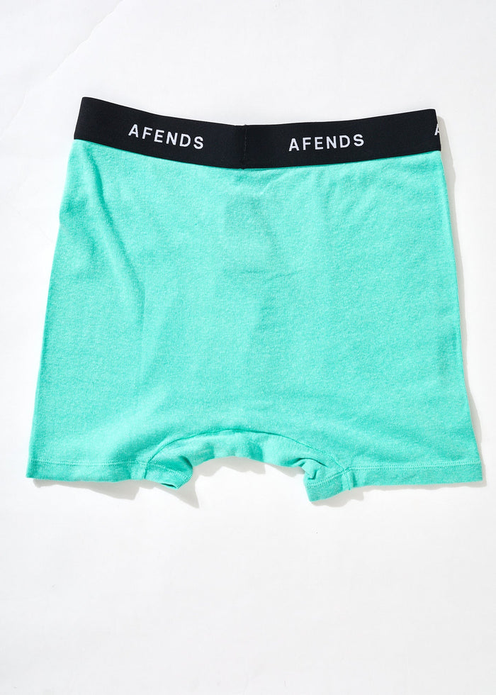 Afends Mens Absolute - Hemp Boxer Briefs - Mint - Sustainable Clothing - Streetwear