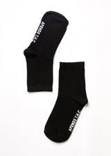 Afends Unisex All Time - Hemp Crew Socks - Black - Afends unisex all time   hemp crew socks   black   sustainable clothing   streetwear