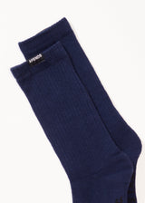 Afends Mens Everyday - Hemp Socks One Pack - Navy - Afends mens everyday   hemp socks one pack   navy   sustainable clothing   streetwear