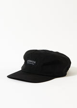 Afends Unisex Credits - Recycled 6 Panel Cap - Black - Afends unisex credits   recycled 6 panel cap   black   sustainable clothing   streetwear